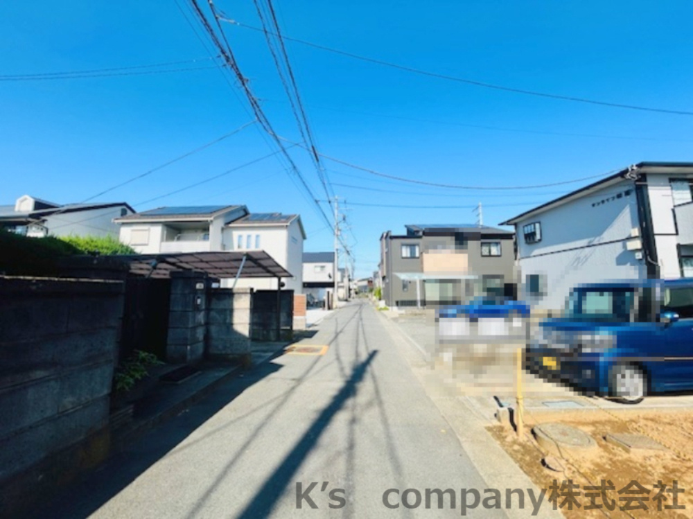 ◎茅ヶ崎市松尾　売地　区画1の前面道路含む現地写真|前面道路の様子です◇