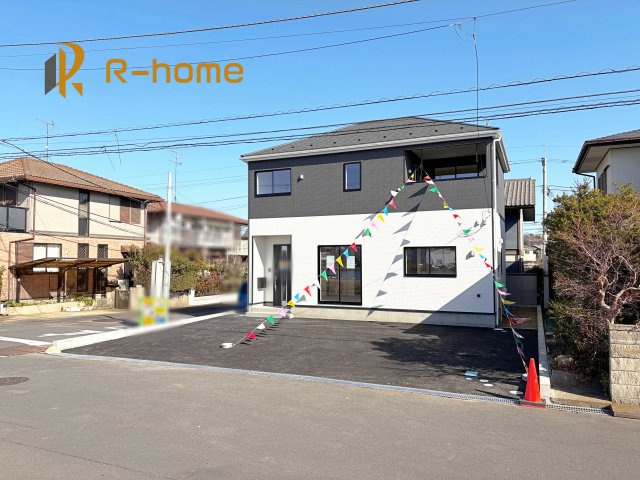 つくば市森の里第6　新築戸建て　1号棟の外観|ご予約を頂ければ、『平日』はもちろん『早朝』や『夜間』もご見学可能です♪お気軽にお申し付けください♪