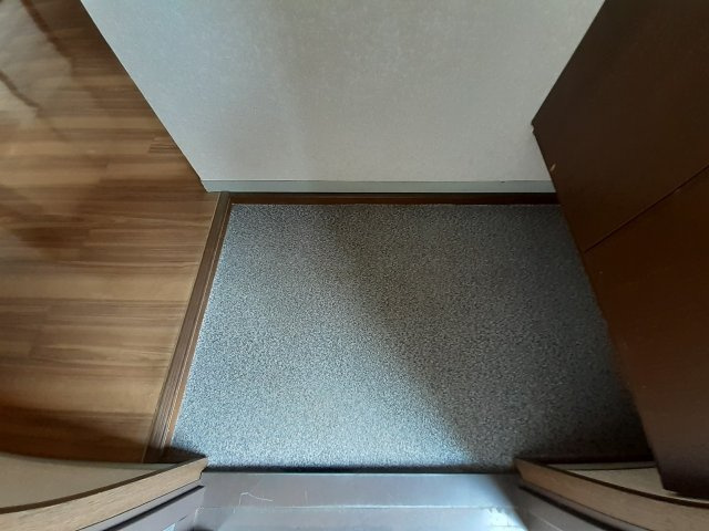 セジュール金子A棟の玄関