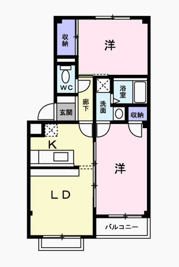 ノーヴァ２１の間取り