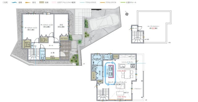 藤沢市片瀬4丁目Ⅱ　新築戸建　全3棟2号棟