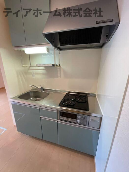 大和高田市大字築山のアパートのキッチン