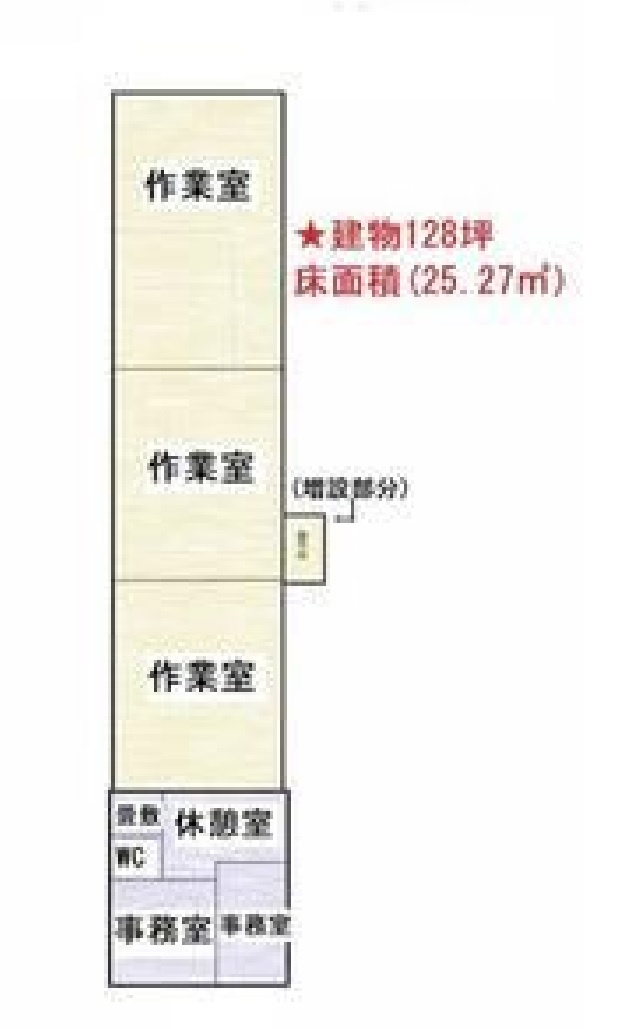 売工場　栃木市西方町本庄の間取り