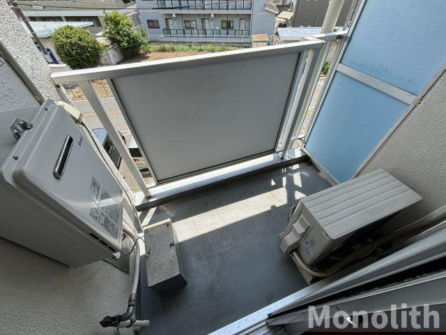 ビレッジハウス葛ノ葉1号棟のバルコニー