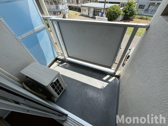ビレッジハウス葛ノ葉1号棟のバルコニー