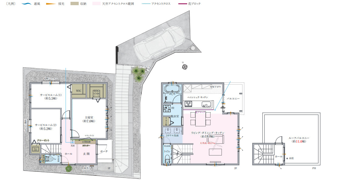 藤沢市片瀬4丁目Ⅱ　新築戸建　全3棟3号棟