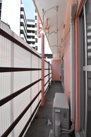 双輪建物第八コーポのバルコニー