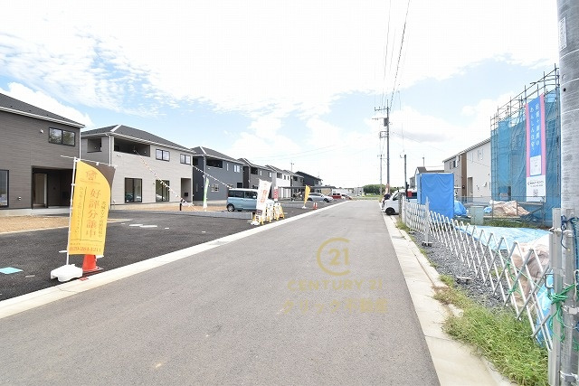 Cradlegarden　 水戸市河和田町　第3　7の前面道路含む現地写真|現地撮影（2025年9月）