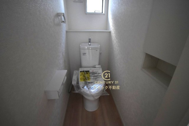 Cradlegarden　 水戸市河和田町　第3　7のトイレ|１階と２階、２ヶ所に清潔なトイレ。
毎日使う空間と機能だから、いつまでも清潔なスペースであってほしいのがトイレです。