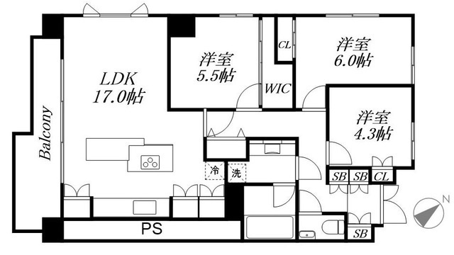 【間取り】 | HFレジデンス辻堂