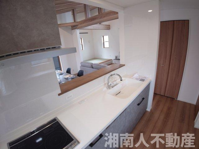 茅ヶ崎市矢畑　未入居中古一戸建てのキッチン|使いやすいキッチンです