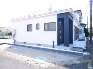 【外観】 | 東金市下武射田　平家中古戸建 | 内外装リフォーム済み令和7年8月 3DK平家 車6台可 敷地約62坪  閑静な分譲地内