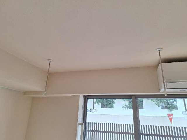 （シニア限定）グランビレッジ橋本の内装|室内物干しフック