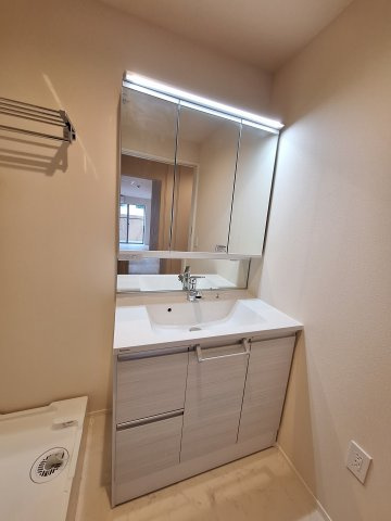 （シニア限定）グランビレッジ橋本の洗面所|シャワー付き独立洗面台