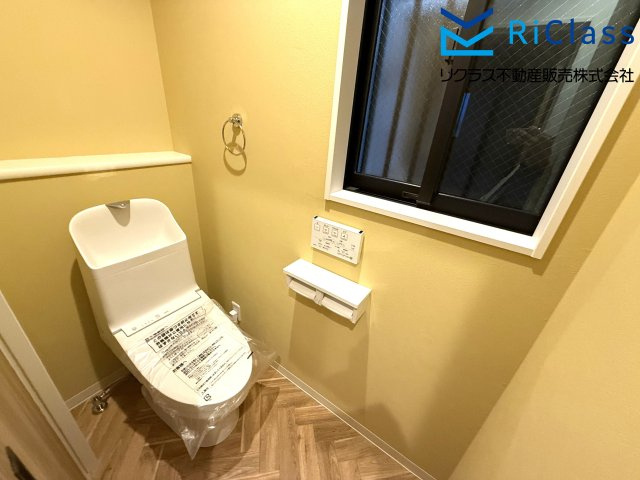 新築戸建　神戸市長田区上池田１丁目1のトイレ|１階のトイレです