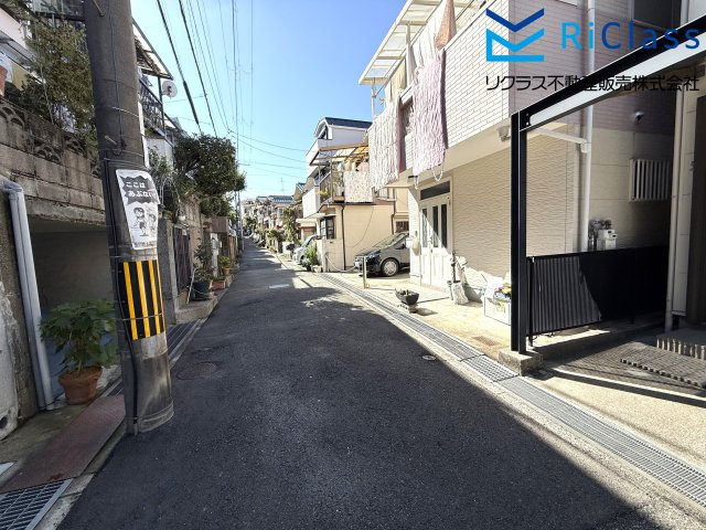 新築戸建　神戸市長田区上池田１丁目1の前面道路含む現地写真|前面道路含む現地写真です