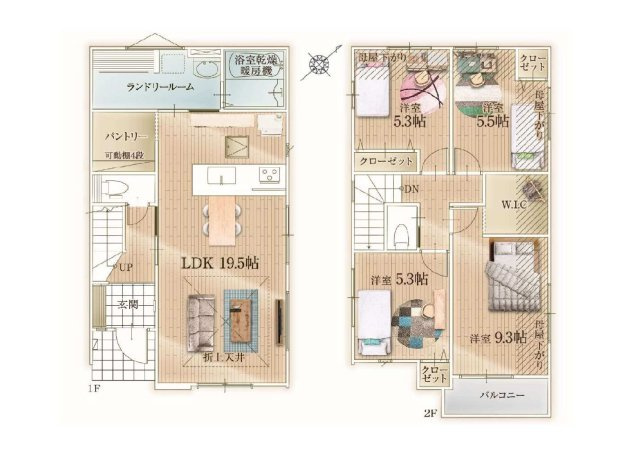 【間取り】 | 東急田園都市線「あざみ野」新築戸建　