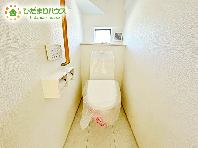 【トイレ】 | 水戸市見和3丁目169番　新築戸建　A号棟 | トイレは1F、2F共に完備！取り合いになることがありませんね(^^)/