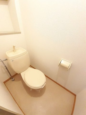 【トイレ】 | ブルーベリーハウスＣ | 落ち着いたトイレです