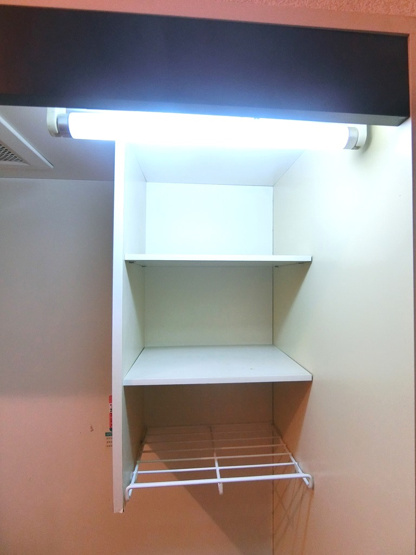【収納】 | キッチン上　別室・参考202号室