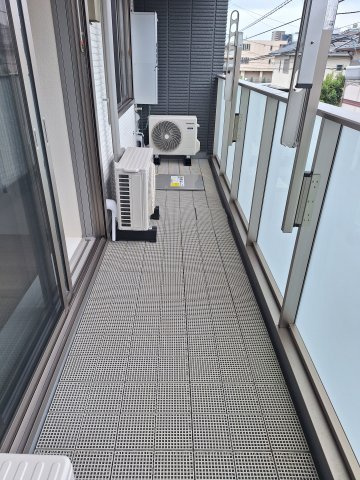 （シニア限定）グランビレッジ橋本のバルコニー|バルコニーに蛇口付き