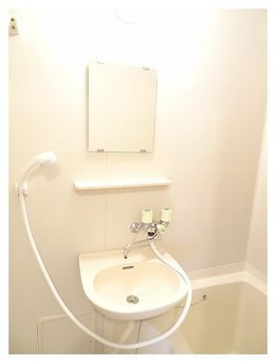 【洗面所】 | エルディム佐藤 | スペースが確保できる洗面所です