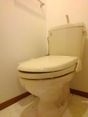 【トイレ】 | クレストールスズキＢ | 落ち着いた色調のトイレです