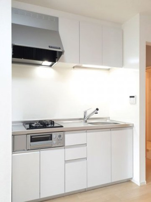 【キッチン】 | メゾン・エルピス | コンパクトなキッチンで掃除もラクラク