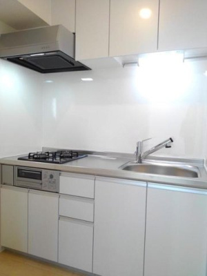 【キッチン】 | ブルーベリー | コンパクトなキッチンで掃除もラクラク