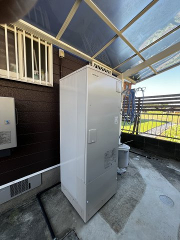 みやき町中津隈一戸建の設備|交換されたばかりの給湯器（エコキュート）2025年7月設置
