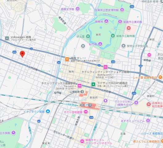 姫路市東雲町５丁目　中古戸建の地図