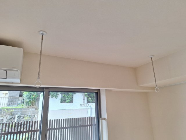 （シニア限定）グランビレッジ橋本の内装|室内物干しフック