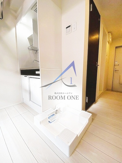 パークウェイ鶴見の設備|洗濯機置き場です。