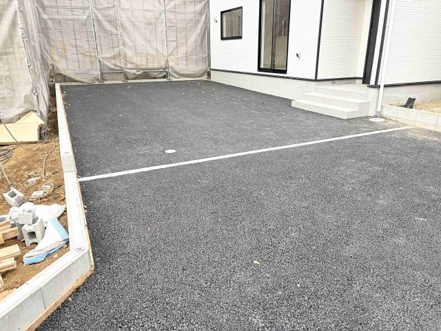 結城市結城第43　新築戸建て　5号棟の駐車場|カースペースは1台お停めいただけます♪