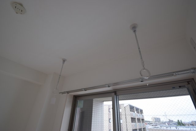 コンフォーティアの設備|室内物干しがあるので安心です♪