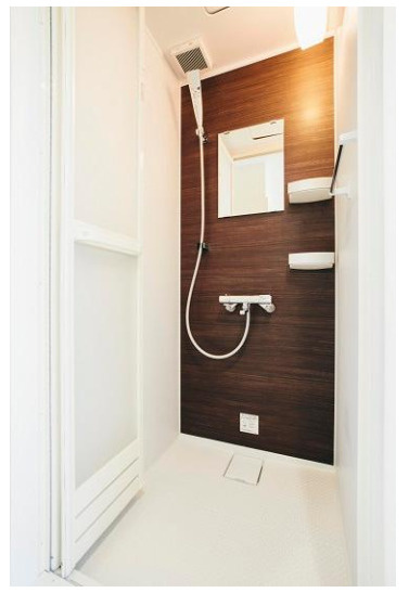 ガーデン平井のシャワールーム|すっきりとしたシャワールームです