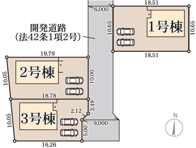 リーブルガーデン　福山市神辺町下御領【仲介手数料無料】 の区画図