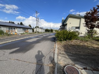 網走郡大空町東藻琴353中古住宅の前面道路含む現地写真