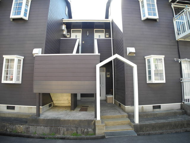 リバーコートCのエントランス