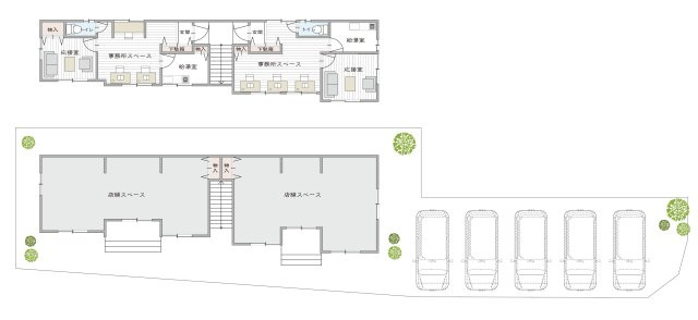 京都市伏見区醍醐西大路町　建築条件付き売り土地の参考プラン