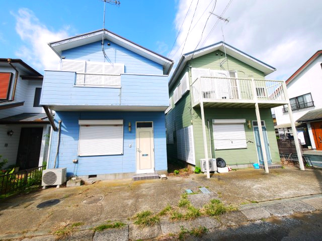 東金市下武射田　中古戸建 2棟の外観|３DK2棟  A棟4万円賃貸中オーナーチェンジ物件　 内見はB棟のみ 