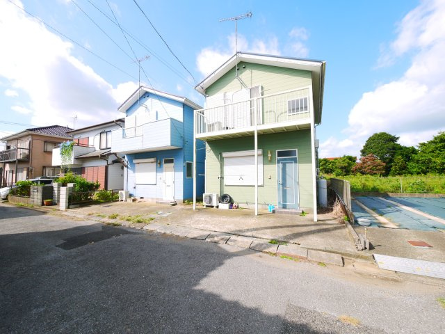 東金市下武射田　中古戸建 2棟の前面道路含む現地写真|３DK2棟  A棟4万円賃貸中オーナーチェンジ物件　 内見はB棟のみ 