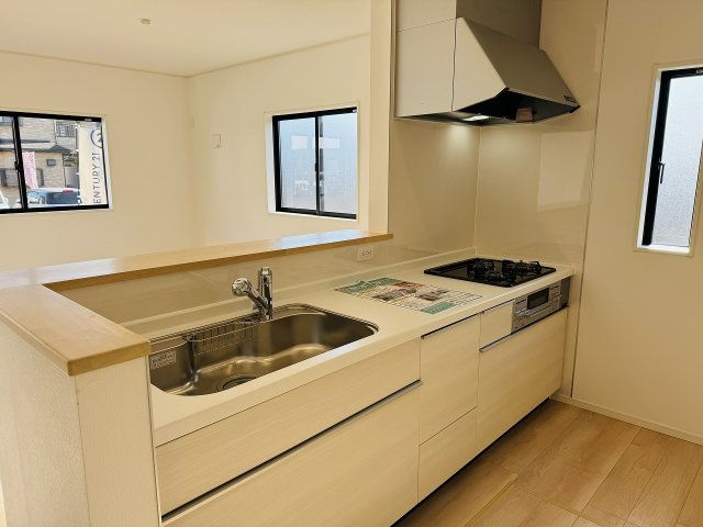 八王子市　諏訪町　新築一戸建て　３７期のキッチン|～使い勝手の良いシステムキッチン～