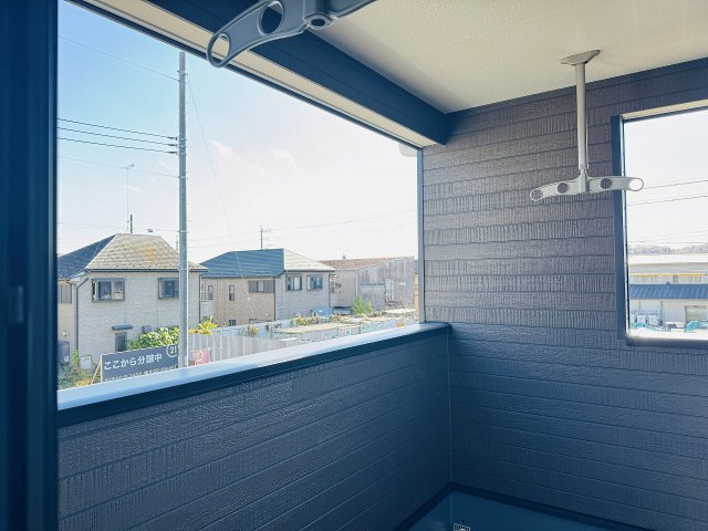 八王子市　諏訪町　新築一戸建て　３７期のバルコニー|～急な雨も安心のインナーバルコニーです～