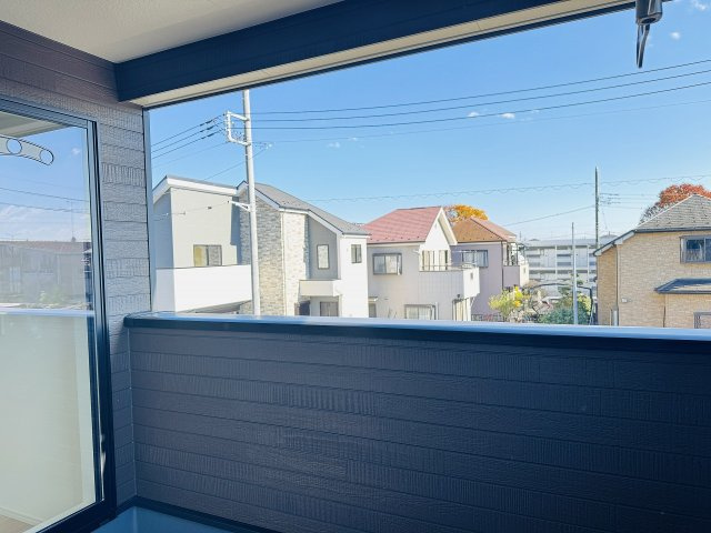 八王子市　諏訪町　新築一戸建て　３７期のバルコニー|～眺望・陽当たり共に良好です～