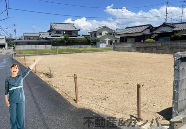 松山市北土居４丁目の売地の外観|外はこのようになっています