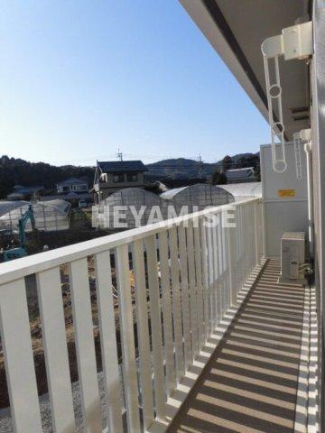 フランボワーズのバルコニー|※室内画像は別号室のもの