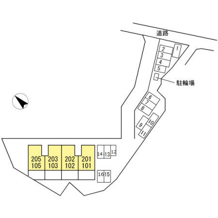 フランボワーズの区画図