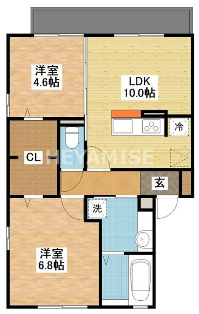 フランボワーズの間取り