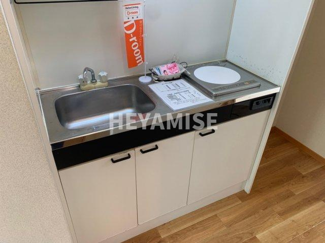 ミレニアムスクウェアA棟のキッチン|※室内画像は別号室のもの